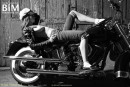 Karmen in Classic Softail B W gallery from BODYINMIND by D & L Bell - #11