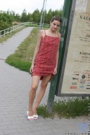 Carolina in Busstop gallery from NUBILES - #10