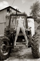 Angelina in Red Tractor gallery from GALLERY-CARRE by Didier Carre - #3