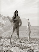 Desiree-et-jenny in On The Beach gallery from GALLERY-CARRE by Didier Carre - #3