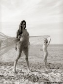 Desiree-et-jenny in On The Beach gallery from GALLERY-CARRE by Didier Carre - #4