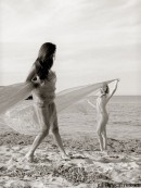 Desiree-et-jenny in On The Beach gallery from GALLERY-CARRE by Didier Carre - #5