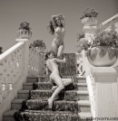 Janette-et-ornella in On The Stairs gallery from GALLERY-CARRE by Didier Carre - #4