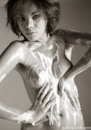 Francoise in Oiled Body gallery from GALLERY-CARRE by Didier Carre - #1