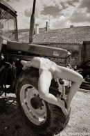 Angelina in Red Tractor gallery from GALLERY-CARRE by Didier Carre - #9