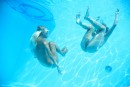 Sara and Nessy swimming naked gallery from CLUBSEVENTEEN - #5