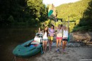 Sara J & Nessy & Vanessa O & Tessa E in 4 girls rafting naked gallery from CLUBSEVENTEEN - #7