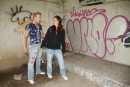 Graffiti artist Sindy gets caught gallery from CLUBSEVENTEEN - #7