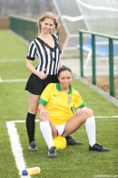 Violette & Bailey in Brazilian player fucking the referee gallery from CLUBSEVENTEEN - #14