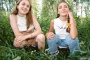 Judy I & Sylvia F in A classic lesbian outdoor set gallery from CLUBSEVENTEEN - #4