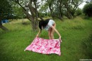 Daniella C in Daniella taking her Yoga Lessons outdoors video from CLUBSWEETHEARTS - #8