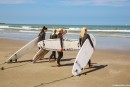 Vanda L & Naomi I & Jessie C & Daniella C in The hottest surfer chicks video from CLUBSEVENTEEN - #11