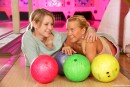 Rosie C & Esmeralda A in Young lesbians fuck each other in the bowling alley video from CLUBSEVENTEEN - #3