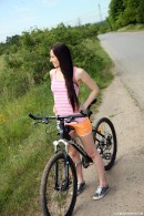Vanessa O in Vanessa goes for a ride on her bike video from CLUBSEVENTEEN - #8