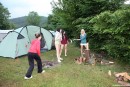 Jaqueline D & Tessa E & Sara J & Christina J in Camping girls video from CLUBSEVENTEEN - #12