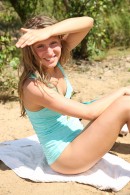 Nessy Masturbating On The Beach gallery from CLUBSEVENTEEN - #3