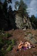 Sara J & Nessy & Ester B in Naked Mountain Climbing Part 2 gallery from CLUBSEVENTEEN - #4