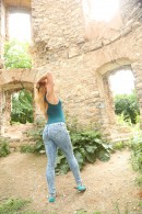 Chrissy Fox in Lovely Redhead In Tight Jeans Fingering Outdoors gallery from CLUBSEVENTEEN - #4