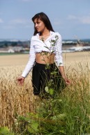 Cindy T in Masturbating In A Field Of Wheat gallery from CLUBSEVENTEEN - #10