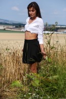 Cindy T in Masturbating In A Field Of Wheat gallery from CLUBSEVENTEEN - #12