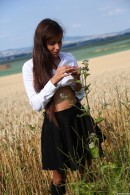 Cindy T in Masturbating In A Field Of Wheat gallery from CLUBSEVENTEEN - #5