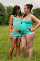 Jessica Biel & Megan Promesita in pregnant gallery from ATKPETITES - #1