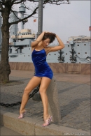 Julia in Blue Velvet gallery from MPLSTUDIOS by Alexander Fedorov - #9