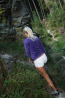Sara J in Masturbating In The Woods gallery from CLUBSEVENTEEN - #6