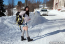 Vanessa Y in The Busty Hitcher Who Came In From The Cold gallery from SCORELAND - #1