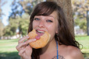 Hannah Kinney Eat And Be Happy gallery from ZISHY by Zach Venice - #9