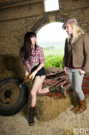 Samantha Bentley & Satine Spark in Licking And Fingering On The Farm gallery from EUROGIRLSONGIRLS - #14