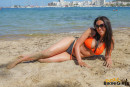Shannon C in Busty Orange Bikini gallery from REALBIKINIGIRLS - #7