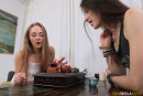 Alex Diaz & Camille in Babes Orgasm After Tea gallery from NOBORING - #7