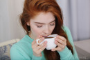 Jia Lissa in Coffee Arousal gallery from METART-X by Flora - #8