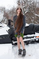 Leona Mia in Snowmobile gallery from WATCH4BEAUTY by Mark - #10