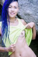 Sweet Julie in Green And Blue gallery from EROTICBEAUTY by Angela Linin - #4