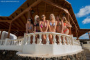 Amelia W & Anna J & Ella M & Jane A & Miah C & Paige M in Bare Balcony gallery from REALBIKINIGIRLS - #2