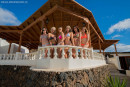 Amelia W & Anna J & Ella M & Jane A & Miah C & Paige M in Bare Balcony gallery from REALBIKINIGIRLS - #8