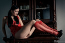 Gabby Bella in Latex With Stockings 1 gallery from THELIFEEROTIC by Higinio Domingo - #4