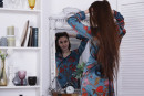 Leona Mia in Mirror gallery from SEXART by Flora - #12