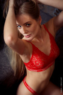 Cibella Diamond in In Red Lingeries Glamour Style On a Couch gallery from CHARMMODELS by Domingo - #12