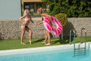 Casey & Leaya in Girl's Pool Day gallery from METART by Tora Ness - #9