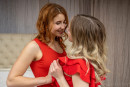 Siiri & Sophie Gem in Ladies In Red gallery from SEXART by Tora Ness - #10