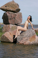 Anais in Girl On The Rocks gallery from STUNNING18 by Thierry Murrell - #1