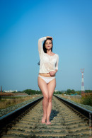 Gabby Bella in Supermodel In White Panties At Rails gallery from CHARMMODELS by Domingo - #14