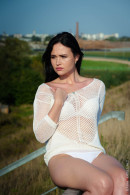 Gabby Bella in Supermodel In White Panties At Rails gallery from CHARMMODELS by Domingo - #2