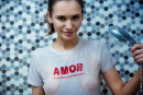 Milena in Wet Tshirt And Transparent Panties gallery from CHARMMODELS by Domingo - #12