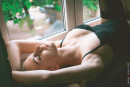 Lina in Sexy Lingerie Poses On The Window gallery from CHARMMODELS by Domingo - #5