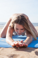 Dominika Jule in Beach Yoga gallery from METART by Koenart - #10