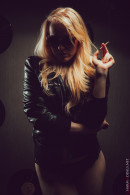 Leila in Leather Jacket And Cigarette gallery from CHARMMODELS by Domingo - #11
